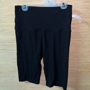 Black biker shorts